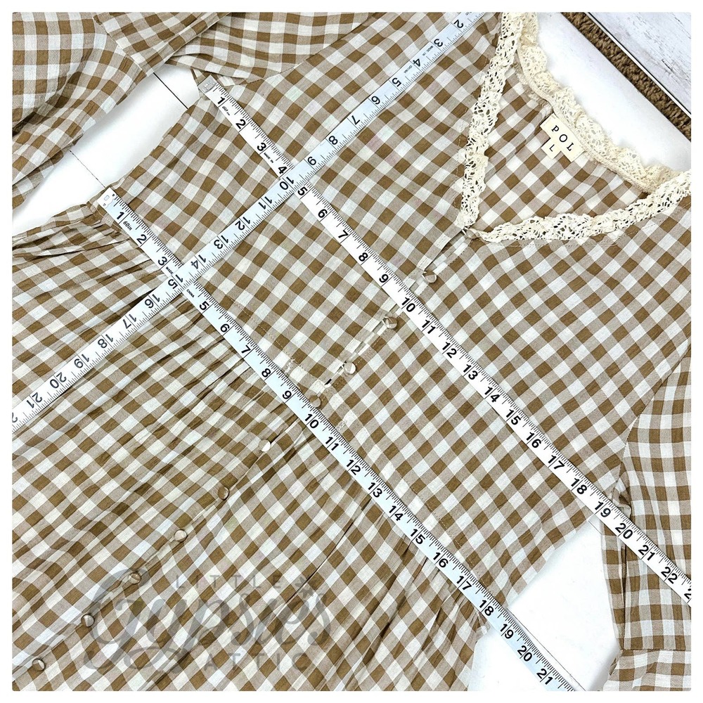 POL DISCOUNTED Farmhouse Vintage Prairie Dress - Picture 12 of 15